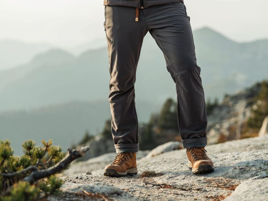 Spodnie softshell z polarem